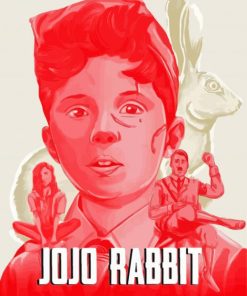 Jojo Rabbit Movie Illustration Poster Diamond Painting