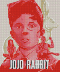 Jojo Rabbit Movie Illustration Poster Diamond Paintings