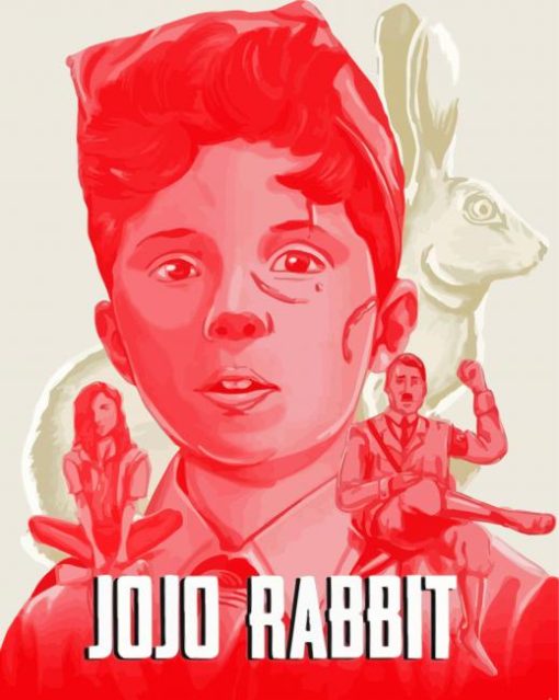 Jojo Rabbit Movie Illustration Poster Diamond Painting