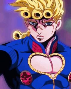 Jojo's Bizarre Giorno Adventure Giovanna Diamond Painting