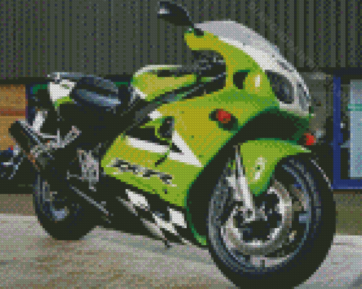 Kawasaki Ninja ZX 7R Motorcycle Diamond Paintings