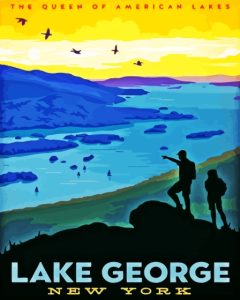 Lake George Poster Diamond Painting