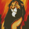 Lion King Scar Art Diamond Paintings
