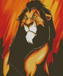 Lion King Scar Art Diamond Paintings