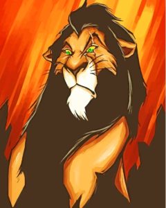 Lion King Scar Art Diamond Painting