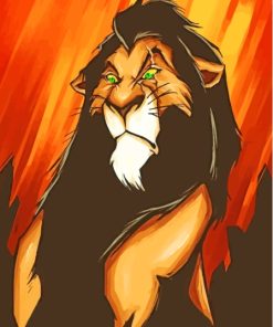 Lion King Scar Art Diamond Painting