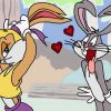 Lola Bunny And Bugs In Love Diamond Painting
