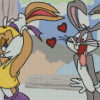 Lola Bunny And Bugs In Love Diamond Paintings