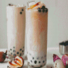 Lychee Bubble Tea Diamond Paintings