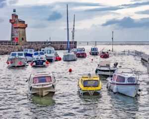 Lynmouth Devon Harbour Diamond Painting