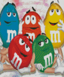 M And Ms Sweet Candies Diamond Paintings