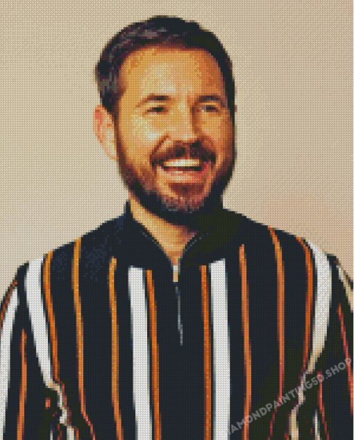 Martin Compston Smiling Diamond Paintings