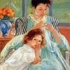 Mary Stevenson Cassatt Young Mother Sewing Diamond Painting