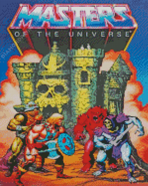 Masters Of The Universe Poster Diamond Paintings
