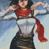 Mikasa Ackerman Attack On Titan Art Diamond Paintings