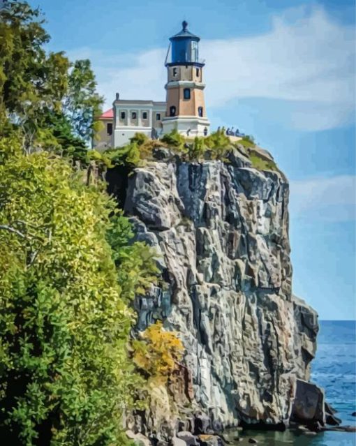 Minnesota Split Rock Lighthouse Diamond Painting
