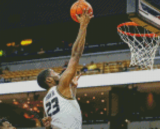 Missouri Tigers Basketballer Making A Shot Diamond Paintings