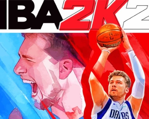 NBA 2k Basketball Video Game Diamond Painting