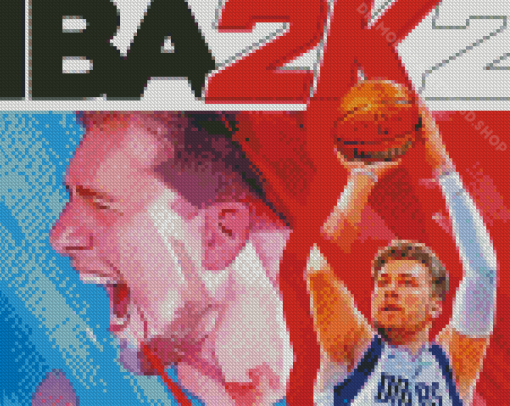 NBA 2k Basketball Video Game Diamond Paintings