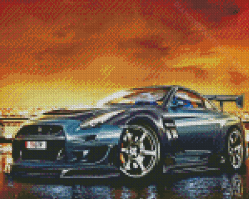 Nissan R35 Car Diamond Paintings