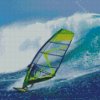 Ocean Waves Windsurfer Diamond Paintings