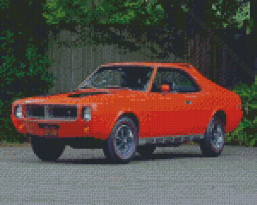 Orange Javelin AMX Diamond Paintings