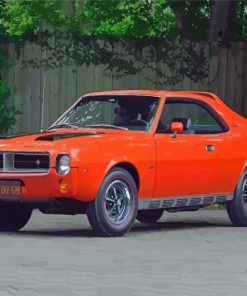 Orange Javelin AMX Diamond Painting