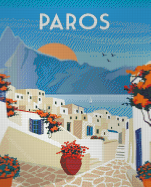 Paros Poster Diamond Paintings