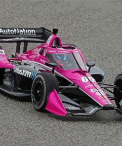 Pink Indycar Diamond Painting