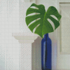 Plant In Blue Vase Diamond Paintings