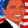 Pop Art Barack Obama Diamond Painting