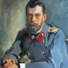 Portrait Of Emperor Nicholas II Serov Diamond Painting