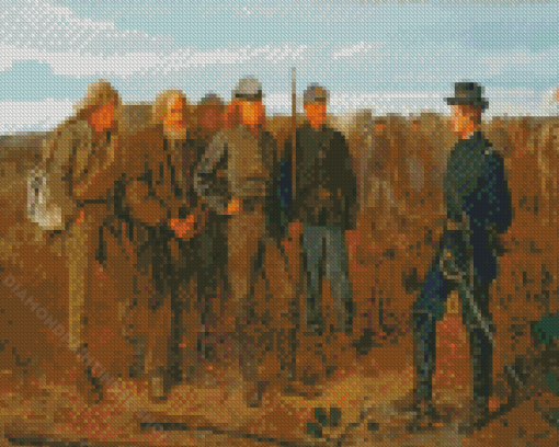 Prisoners From The Front Winslow Homer Diamond Paintings