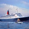 QE2 Liner Ship Diamond Painting