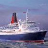 QE2 Liner Worlds Greatest Cruise Ship Art Diamond Painting