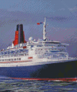 QE2 Liner Worlds Greatest Cruise Ship Art Diamond Paintings