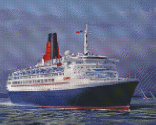 QE2 Liner Worlds Greatest Cruise Ship Art Diamond Paintings