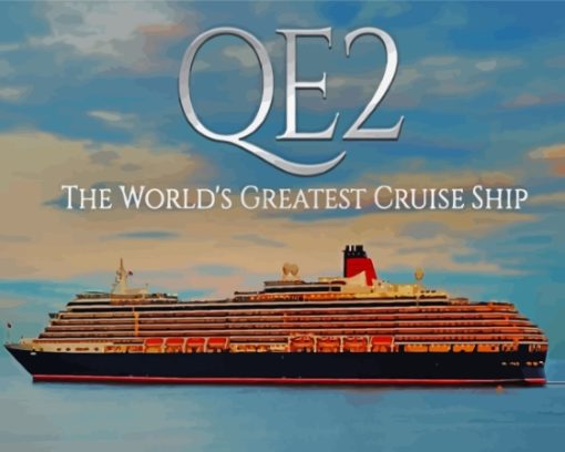 Qe2 Cruise Ship Diamond Painting