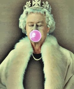 Queen Blowing Bubble Diamond Painting