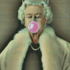 Queen Blowing Bubble Diamond Paintings