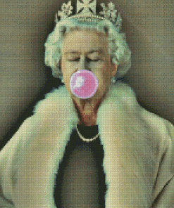 Queen Blowing Bubble Diamond Paintings