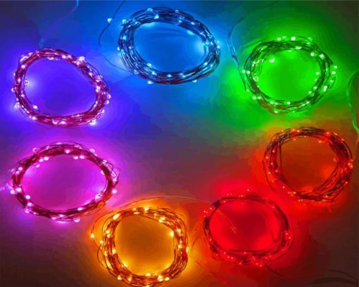 Rainbow Novelty Lights Diamond Painting