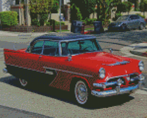 Red 1956 Dodge Diamond Paintings