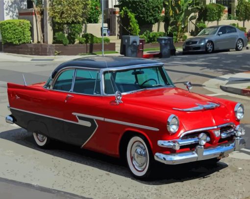 Red 1956 Dodge Diamond Painting