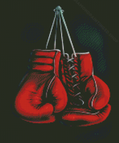 Red Boxing Gloves Diamond Paintings