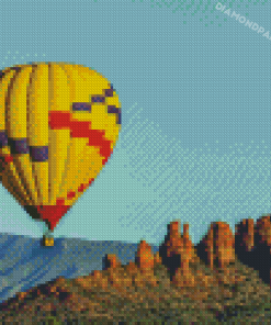 Red Rock Balloon Canyon Sedona Diamond Paintings
