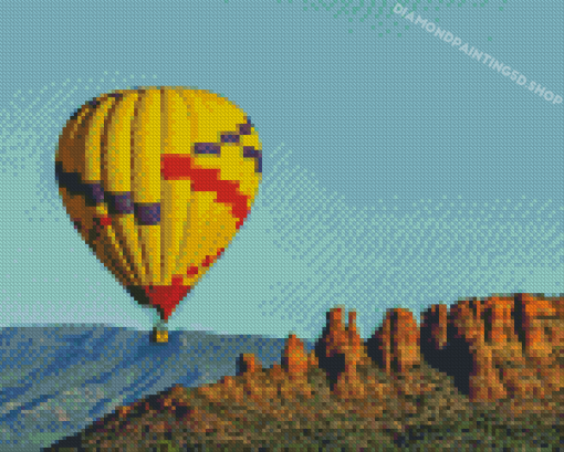 Red Rock Balloon Canyon Sedona Diamond Paintings