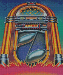 Retro Jukebox Diamond Paintings