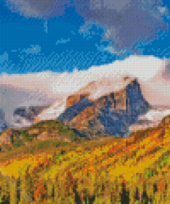 Rocky Mountains Fall Diamond Paintings