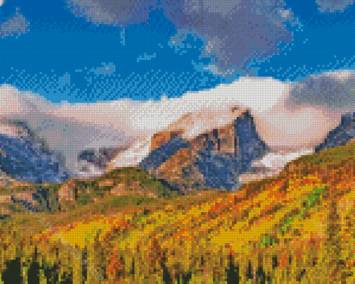 Rocky Mountains Fall Diamond Paintings